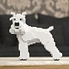 Schnauzer Jekca Dog Lego (Smile) White